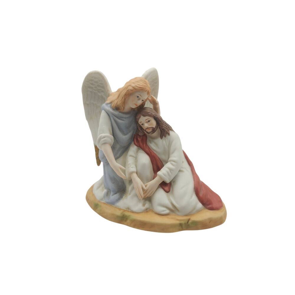 Homco 1998 With These Wings Jesus Guardian Angel Figurine Religious Decor 88431